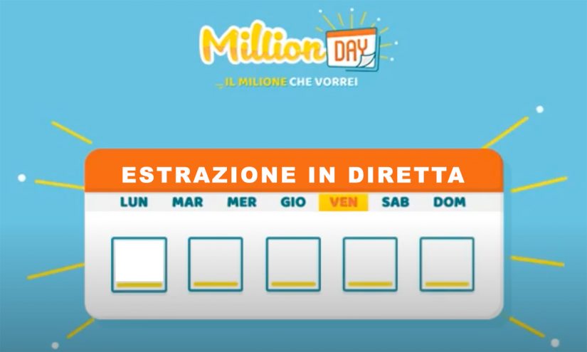 Estrazione MillionDAY oggi 8 aprile 2022