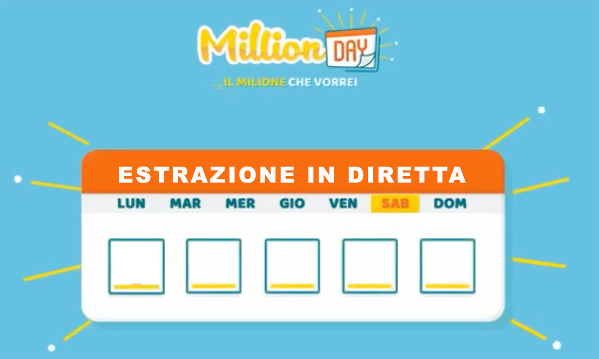 Estrazione MillionDAY di oggi 9 aprile 2022