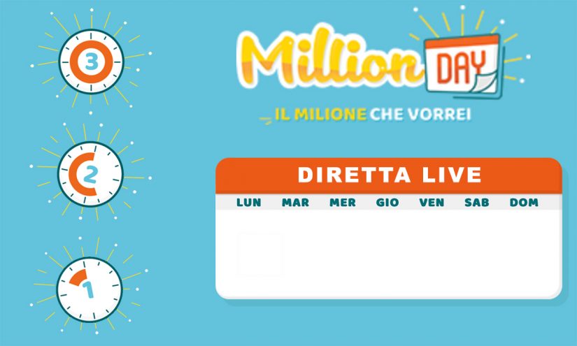 Estrazione MillionDAY 24 aprile 2022