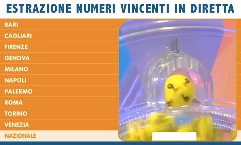 Estrazione del Lotto del 16 luglio 2022