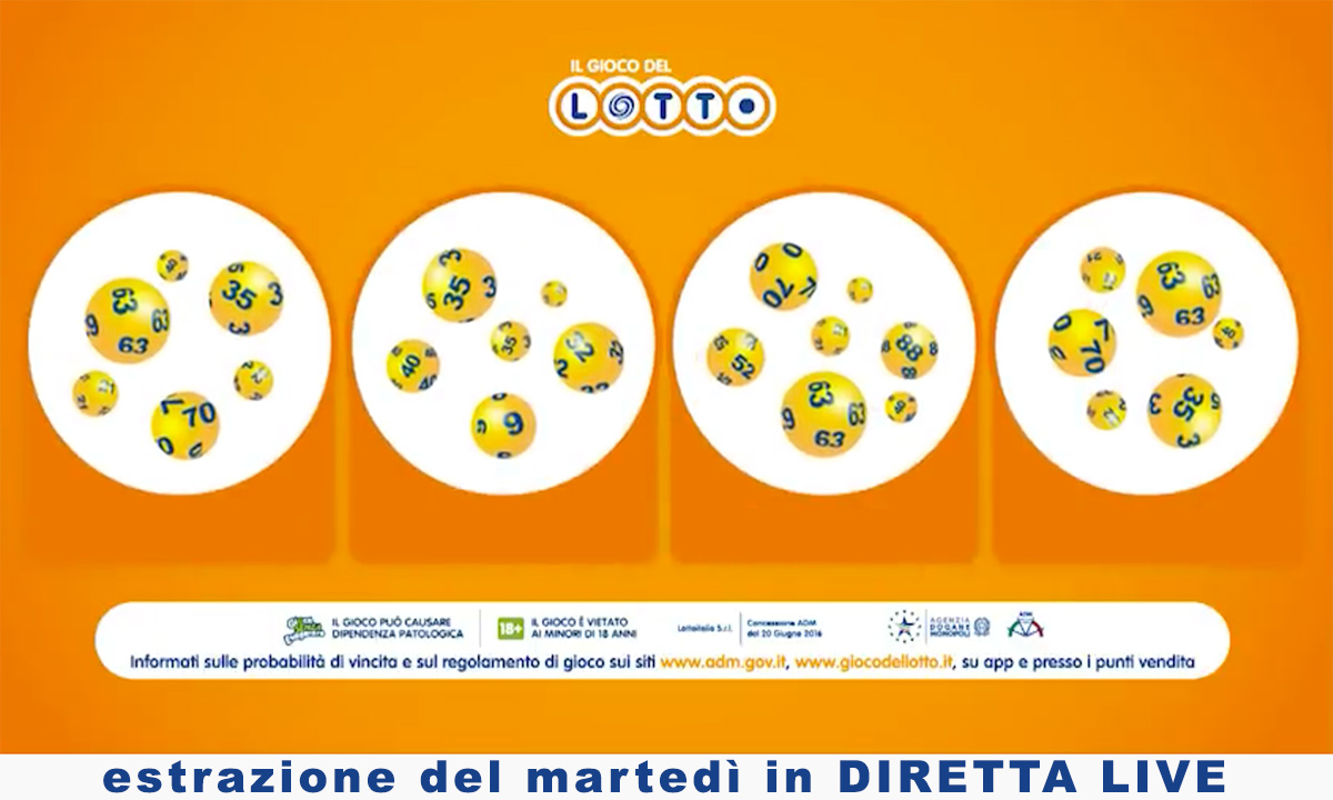 Estrazioni del Lotto 28 aprile 2022