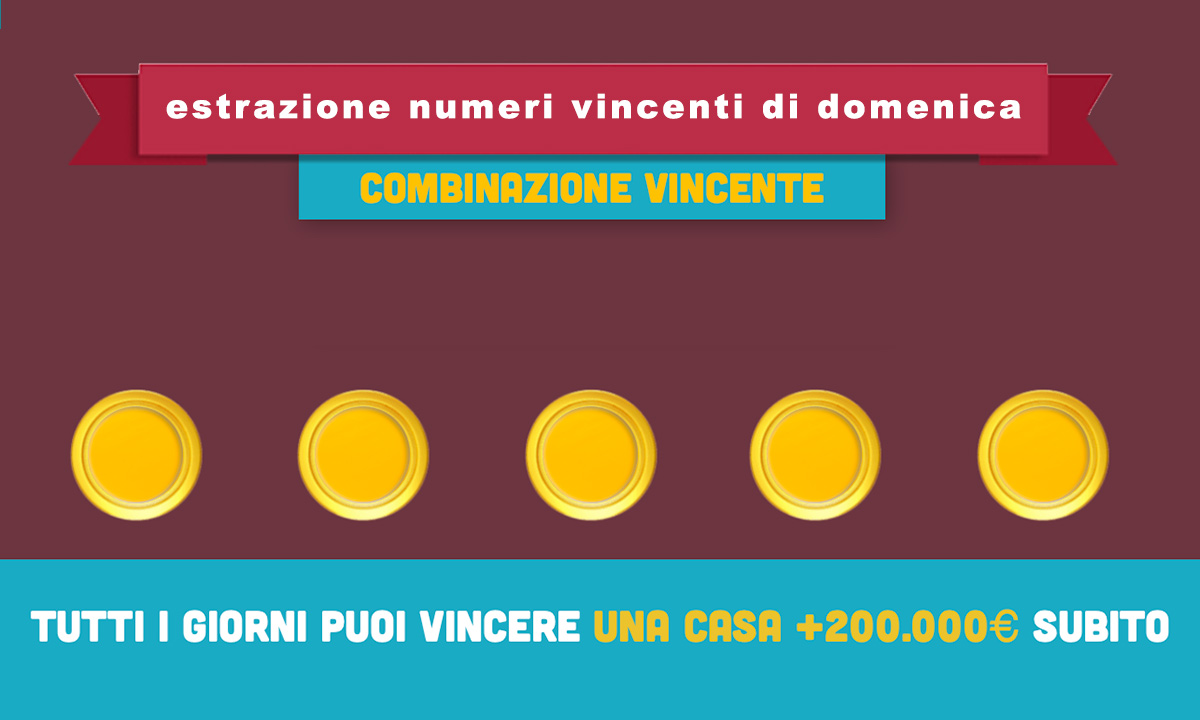 Estrazione VinciCasa 8 maggio 2022