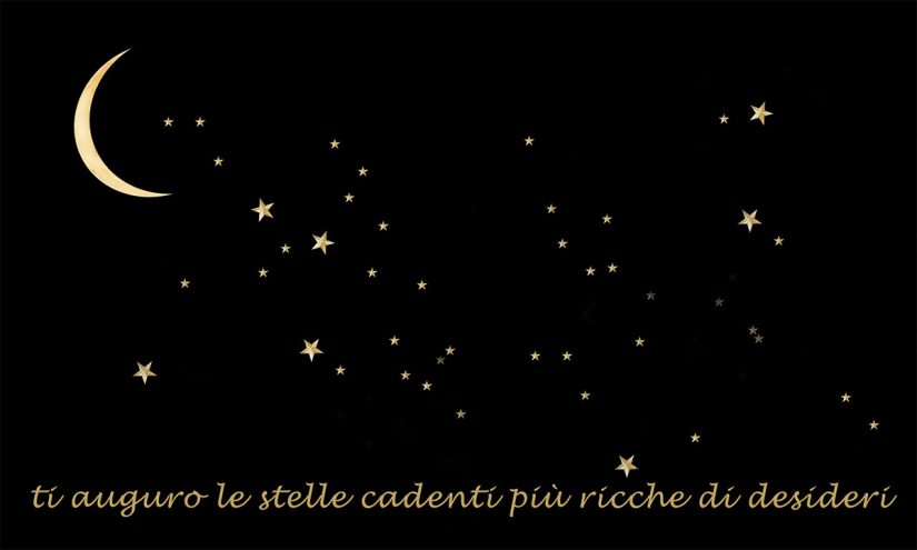 Immagini con frasi sulle stelle cadenti di buon 10 Agosto