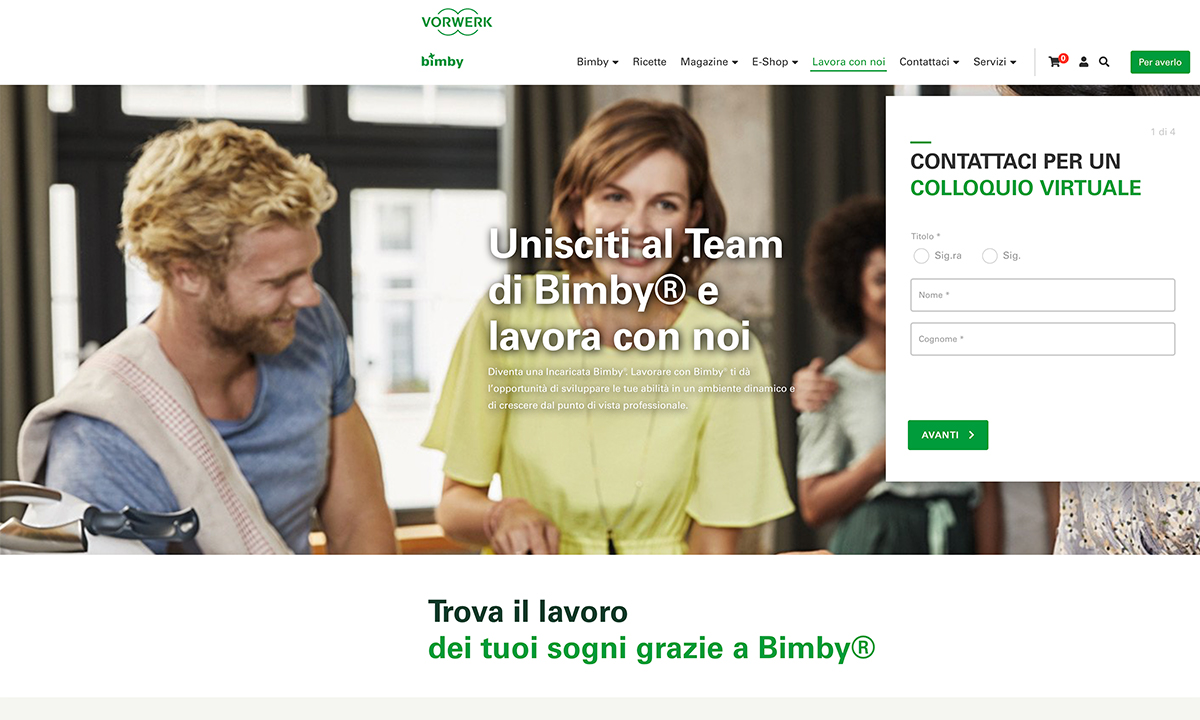 Come lavorare in Bimby e Vorwerk Italia