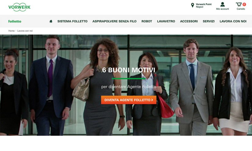 Come lavorare in Folletto e Vorwerk Italia