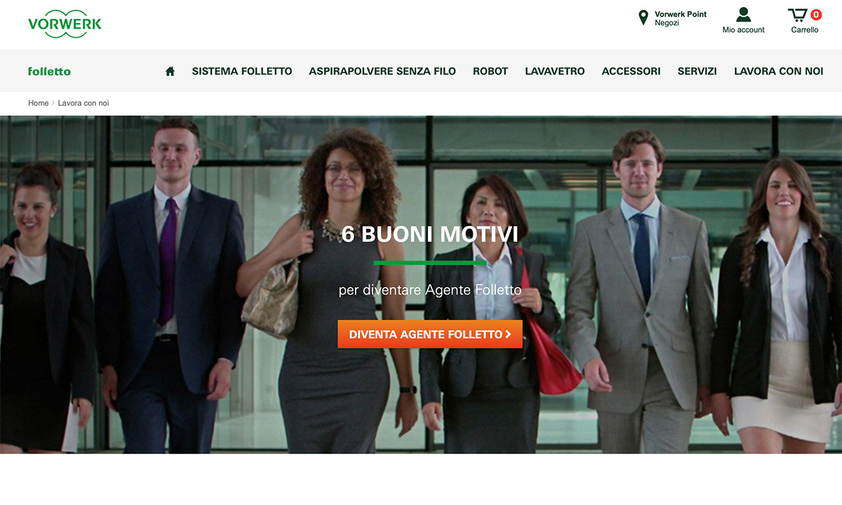 Come lavorare in Folletto e Vorwerk Italia